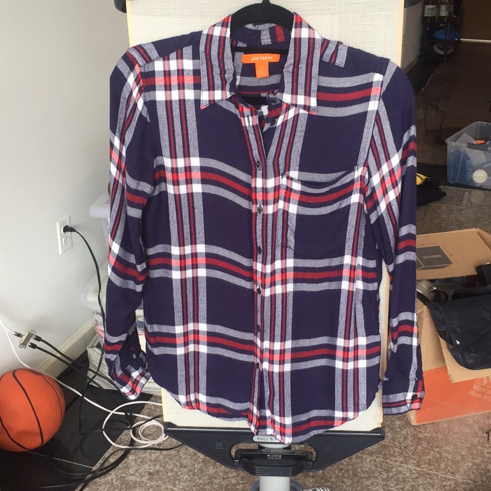 Drapey Plaid Shirt (similar to Rails)